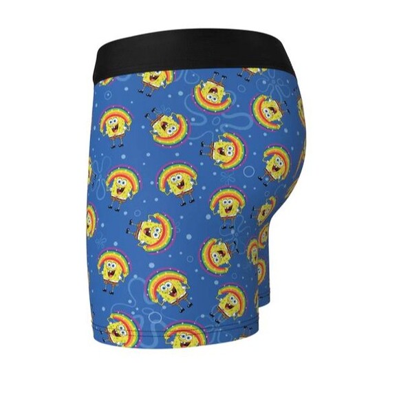Swag Spongebob Rainbow Men's Boxer Brief - Large - Picture 3 of 3